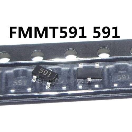 Original New 100pcs / FMMT591 591 SOT23 1A/60V