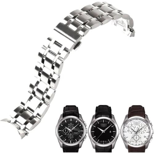 WENTULA watchbands for tissot T035.627A T035.410a t035.617a COUTURIER stainless steel solid band