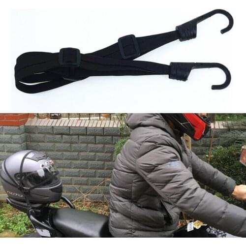 Motorcycle Helmet Straps Motorcycle Accessories Hooks Luggage Retractable Elastic Rope Fixed Strap Motos Helmet Luggage Net