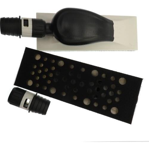 220X70mm Dust Extraction Sanding Board Dust Free Hand Sanding Block with 51 Holes Grinding Abrasive Sanding Pad