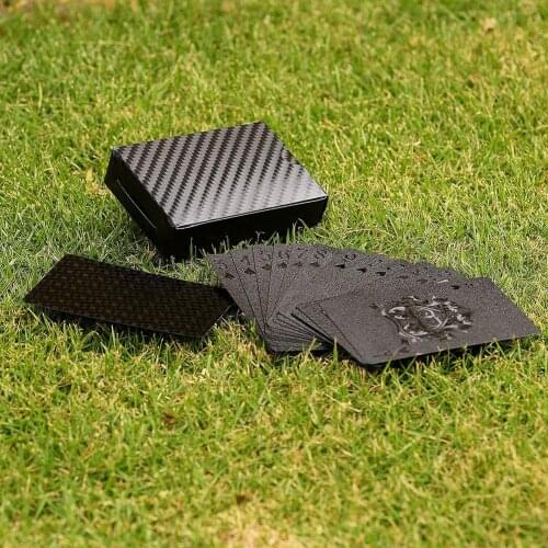 Waterproof Plastic PVC Playing Cards Sets Golden Magic Tricks Poker Cards Sets Creative Box-packed 54sheets/set