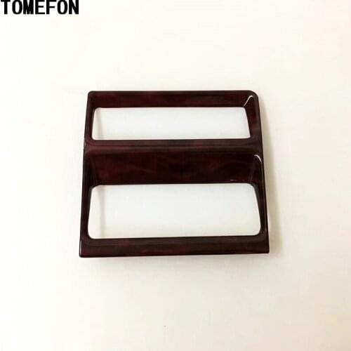 TOMEFON Wood Pattern For Nissan Armada Patrol Royale Nismo Infiniti QX56 QX80 Y62 2010-2018 ABS Head Light Lamp Switch