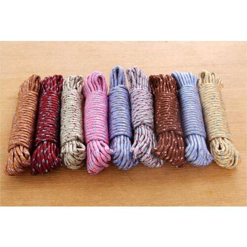 1Pcs travel Multifunction Clothesline Outdoor Drying String For Clothes Laundry Hanging Rope Nylon Balcony Sheet Quilt