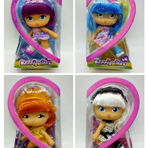 11cm plastic Spain Cute Famanta Big Head Doll Children Play House Toy Gift