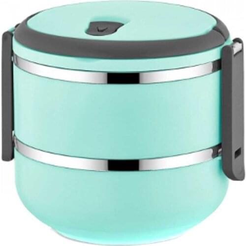 2 layer Leak-Proof Eat Thermos Lunch box Storage Container Turquoise 1,50 Litre easy use quality the most preferred