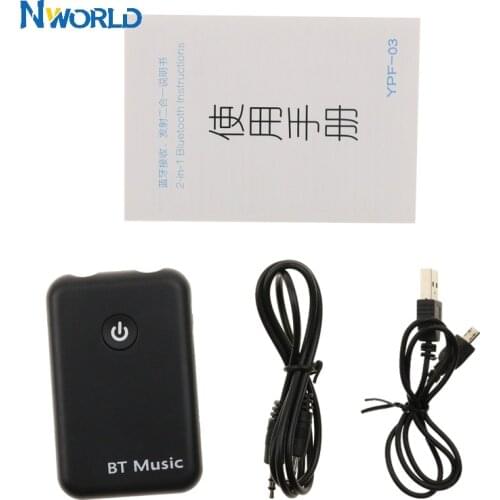 2 IN 1 USB Bluetooth 4.2 Transmitter Receiver Wireless 3.5mm Audio Adapter Bluetooth Dongle For Headset Laptop TV Ipad Cellphone