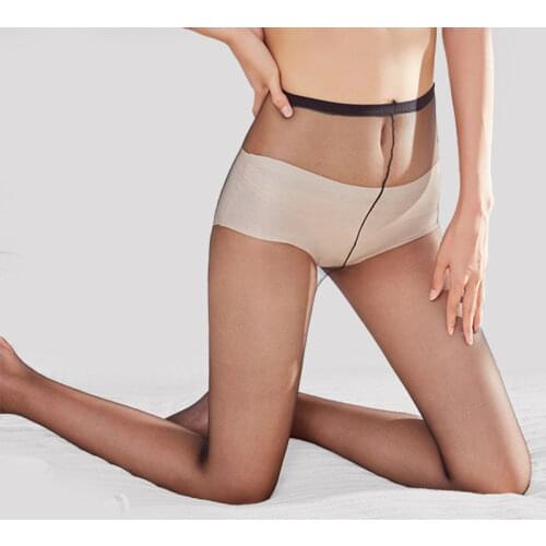 2018 sexy 3Den Ultra sheer All sheer sandal foot High Elastic Underwear Women Lingerie Nylon pantyhose sheer to the waist tights