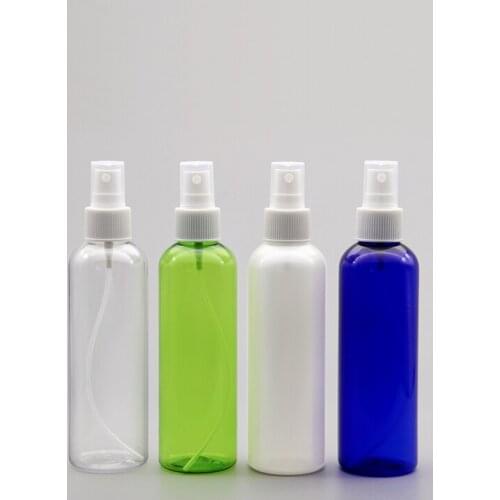 30pcs 200ml Perfume Bottle Clear Plastic Spray Bottle Cosmetic Bottles Container PET Spray Atomizers Perfume Travel Bottle