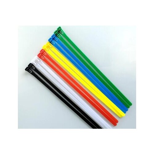 50pcs/LOT Releasable Ties 8 * 300 color nylon cable ties Loose cable ties