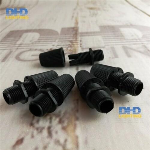 500pcs/pack Pendant lamp wire lock cable plastic cable grips black color 007 Strain Relief cord grips