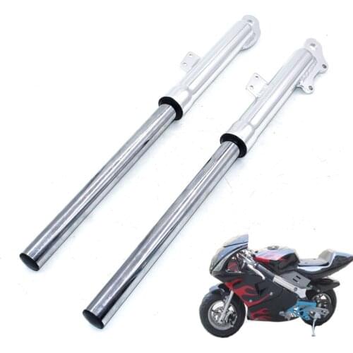 Motorcycle Front Forks Shock Shocks Suspension Fork Front Shock Assy Assembly For Super Dirt Mini Bike 47cc 49cc 2 Stroke