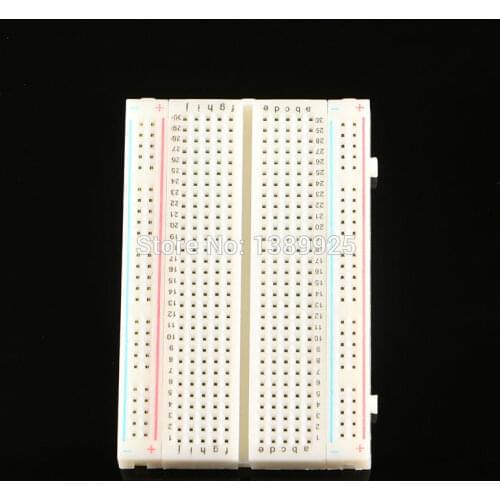 Free Shipping! 10pc Quality mini bread board / breadboard 8.5CM x 5.5CM 400 holes