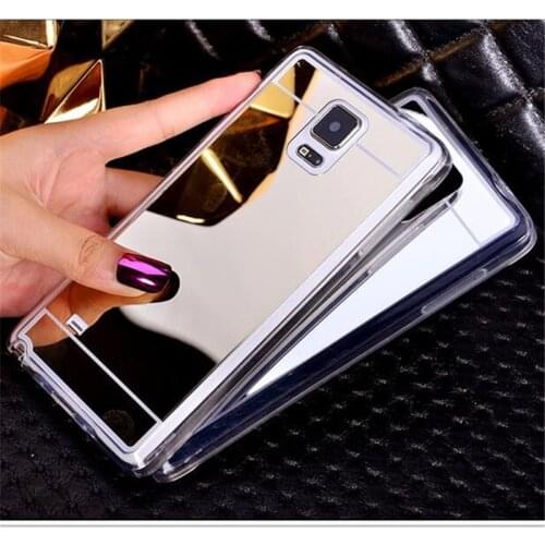 For Samsung Galaxy S5 Case Luxury Mirror Case Soft TPU Cover Case For Samsung S5 Case i9600 G900F G900A Back Cover Shell