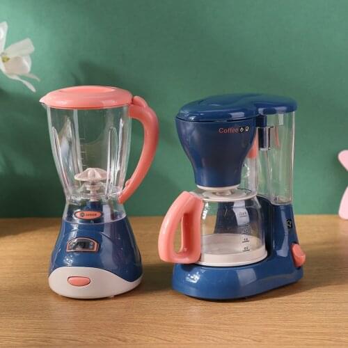 Electric Kitchen Toy Set Boys Girls Simulation Home Appliance with Light Educational Puzzle Toys Children Gift