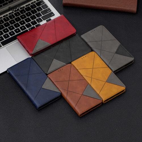 Geometry PU Leather Book Case P Smart Plus 2019 Mobile Cases sFor Accessory Huawei telefoon Enjoy 9S Honor 10i 20i 20 Lite Csse