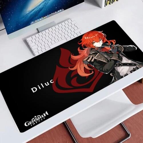 Genshin Impact Mouse Pad Gaming Mousepad Mat Gamer Mouse Pad Keyboard Desk Mat Table Carpet Mousepad xxl For Computer Laptop Pad