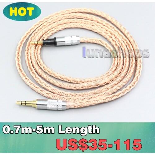 2.5mm 4.4mm XLR 3.5mm 16 Core 99% 7N OCC Earphone Cable For Sennheiser Momentum 1.0 2.0 On-Ear Headphones LN006769