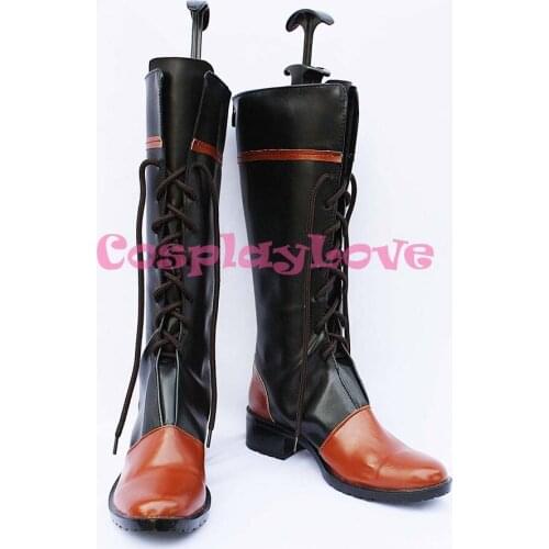 Kuroshitsuji Cosplay Custom made brown and black ciel shoes (the common ver) from black butler