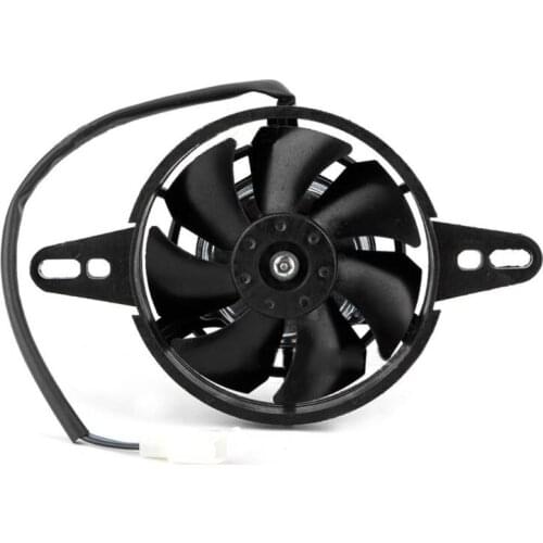 1XCF Oil Cooler Engine Radiator Electric Cooling Fan Fit for 150cc 200cc 250cc Chinese ATV Quad Go Kart Buggy Motorcycle