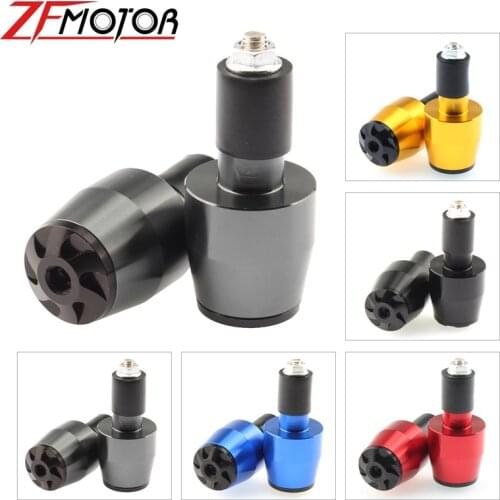 Motorcycle accessories 22MM Handlebar Grips Handle Bar Cap End Plugs For Honda Yamaha Suzuki Triumph Ktm Aprilia Ducati Benelli