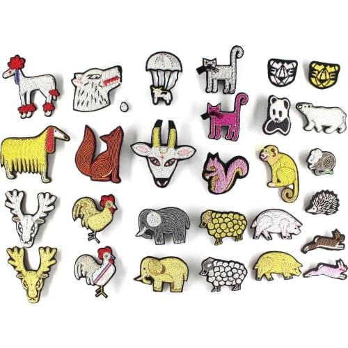 DIY New High quality 3D Hand embroidered badges Oxhead bird Peacock feather Armband applique for Coat Trousers Brooch