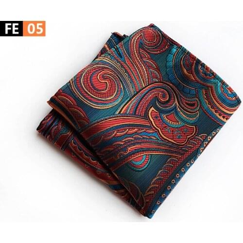 New Designer Men Pocket Square 25x25cm Big Size Luxury Handkerchief