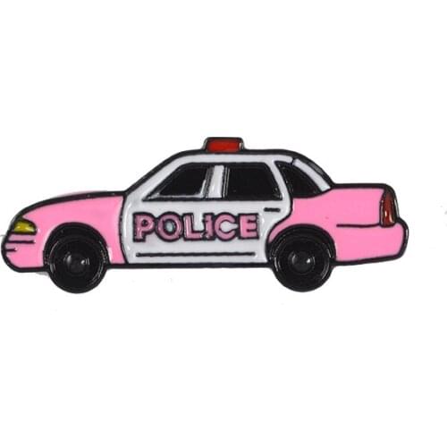 New enamel pin Cute vintage car badge brooch Lapel pin Denim Jeans shirt bag Cartoon Jewelry Gift for friends kids