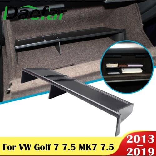 For Volkswagen VW Golf 7 7.5 MK7 MK7.5 2013-2019 Car Glove Box Organizer Armrest Box Interval Storage Insert Divider Accessories