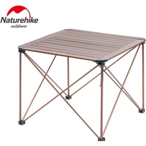 Naturehike Folding Wild Dining Table Portable Aluminum Alloy Foldable Table Collapsible Desk For Barbecue Picnic