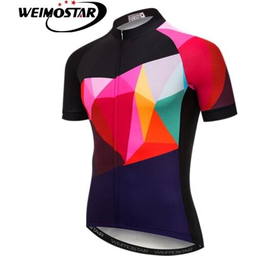 Weimostar Team Pro Cycling Jersey Mens MTB Bicycle Clothing Bike Wear Clothing Short Sleeve Jersey Maillot Ciclismo