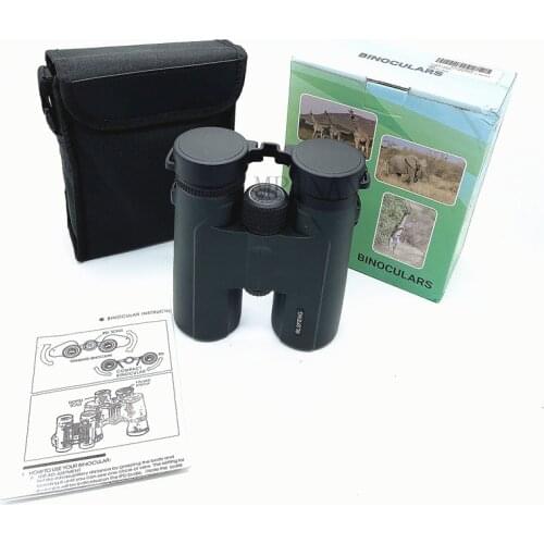 High Power HD 10x42 Binoculars Professional Tourism Waterproof Telescope Bak4 Prism Low Light Night Vision For Outdoor Hunting