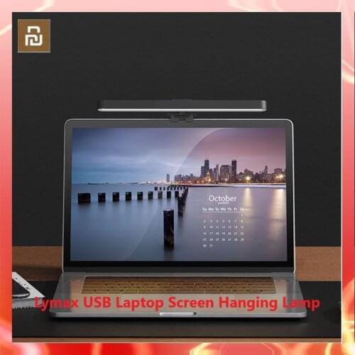 Xiaomi Lymax USB Laptop Screen Hanging Lamp LED Desk Lamp Dimmable Eye-caring Table Lamp For Study Reading Screen Monitor Light