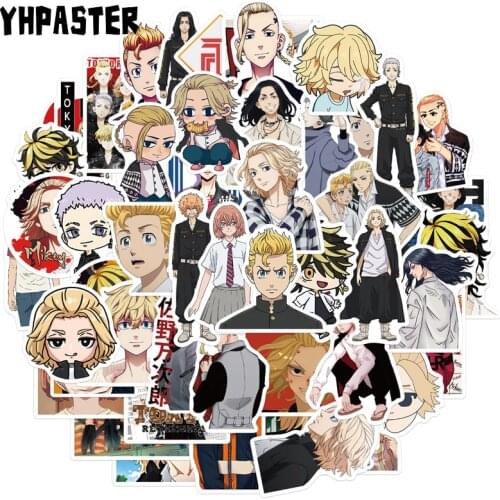 10/30/50Pcs Japan Anime Tokyo Revengers Stickers For Suitcase Laptop Skateboard Motorcycle Bick Mobile Phone Graffiti Pegatina