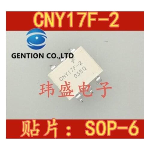 20PCS CNY17F-2 CNY17F-2M SOP-6 SOP optoisolator light coupling in stock 100% new and original