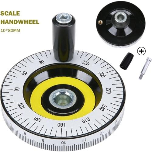 80mm Revolving Milling Machine Lathe Handwheel For Solid Bakelite Hand Wheel Scale Handwheel Machinery Accessaries