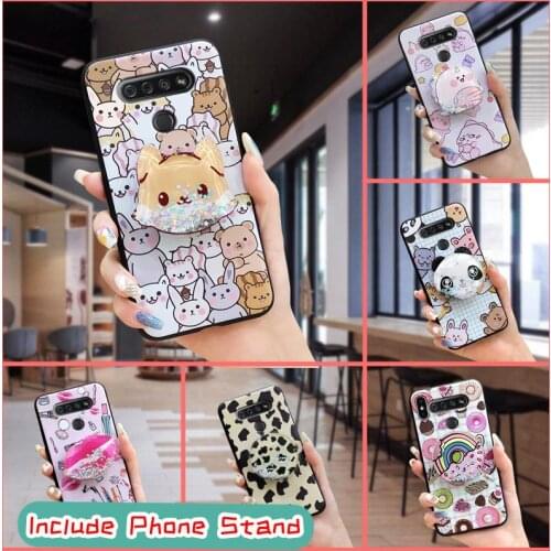 Anti-dust Durable Phone Case For LG K51/Reflect/L555DL Silicone Dirt-resistant Anti-knock TPU Back Cover Original