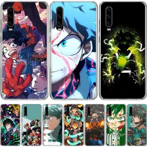 Boku no Hero Academia Phone Case for Huawei P30 P40 P20 P10 Mate 20 10 30 Lite Pro P Smart Z Plus + Art Luxury Cover Coque