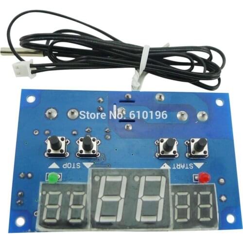 DC12V -9-99C Thermostat Intelligent Digital Thermostat Temperature Controller With NTC Sensor W1401 Led Display