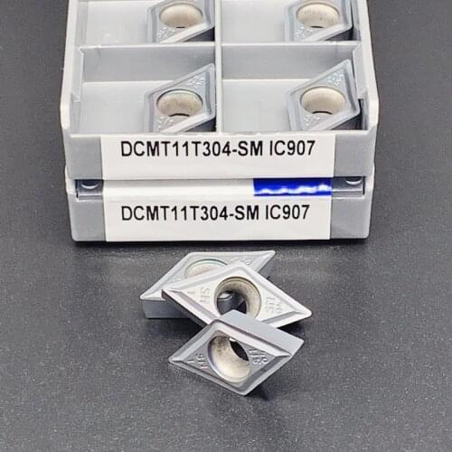 DCMT11T304-SM IC907/IC908 DCMT11T308-SM IC908/IC907 internal turning tool carbide insert turning tool tool lathe turning insert