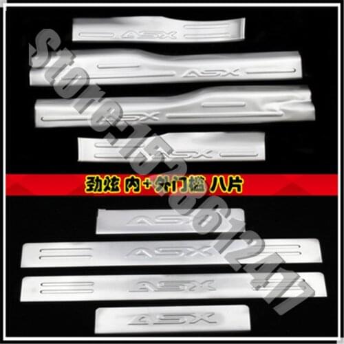 For Mitsubishi ASX 2013 TO 2019 stainless steel Scuff Plate/Door Sill Door Sill scuff plate door sill Car-styling