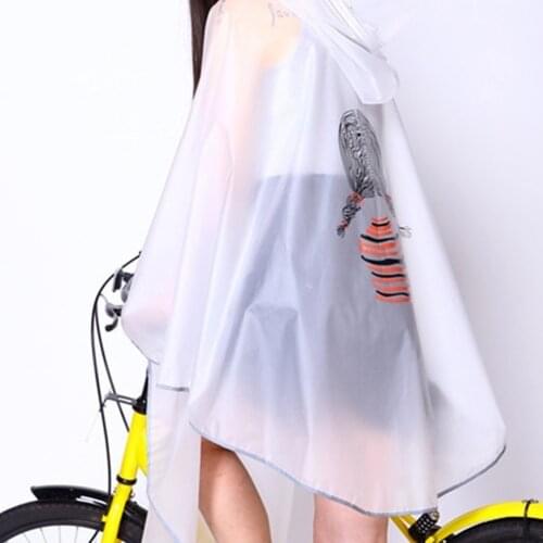 Waterproof Rain Jacket Rainwear Bike Cycling Raincoat Rain Suit Printing Cape for Outdoor Riding Camping Mountaineering