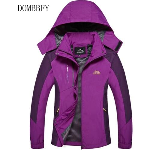 Women Spring Autumn Casual Jacket Waterproof Windbreaker Outwear Hooded Coats Women Tourism Breathable Jacket Female Sportswear
