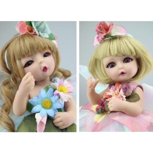 New arrival mini 25CM lovely flower Fairy child love doll SD/BJD jointed doll toys for children