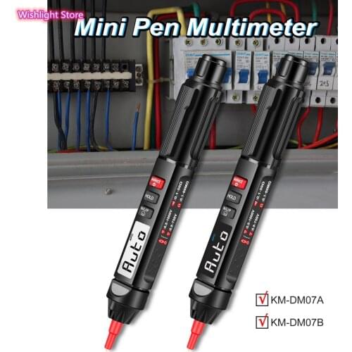 Digital Multimeter Pen Type 6000 Counts with Non Contact AC/DC Voltage Resistance Diode Continuity Tester Tool