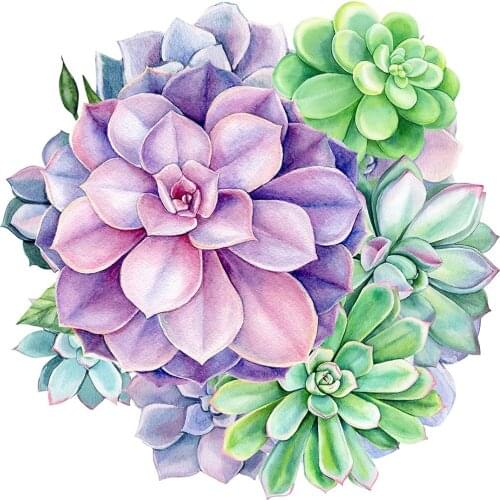 Flower DIY Cross Stitch Embroidery 11CT Kits Craft Needlework Set Printed Canvas Cotton Thread Home Decoration Dropshipping