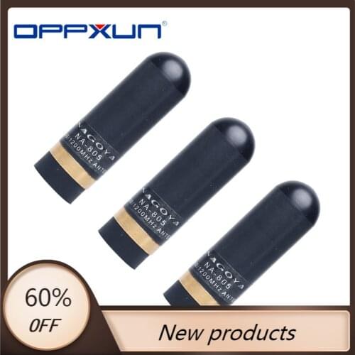 Oppxun Na805 Interphone Antenna Dual-Section UV SMA- M Walkie Talkie Antenna for Vextex VX-1R/2R/3R/5R/6R/7R ZT-2R Kg-UV6D