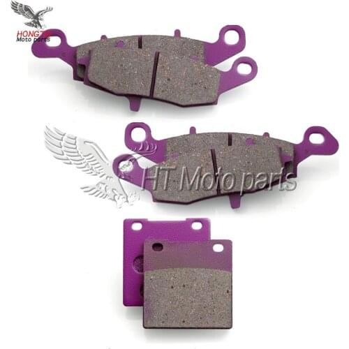 Motorcycle Carbon fiber Front / Rear Brake Pads For Suzuki GSX 600F 98-06 GSX 750F 1998-2006 GSF600 Bandit 600 00-04 SV650 99-02