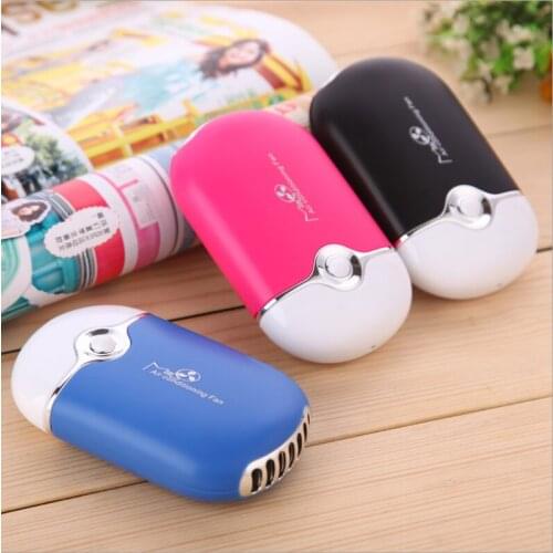 Mini portable hand held desk air conditioner humidification cooler cooling fan
