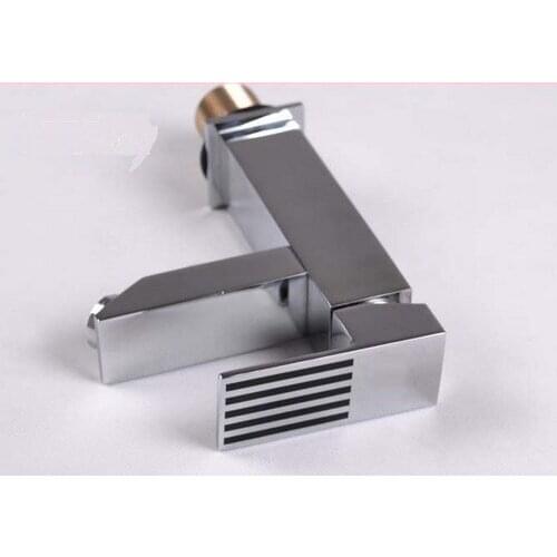 Vidric Factory direct sales.Fashion Bathroom mixer tap Basin sink faucet.Plumbing Fixtures.100% Brass Chrome Washbasin taps1pcs