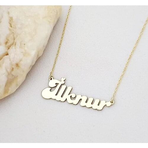 SILVER NECKLACE WITH CUSTOMIZED NAME